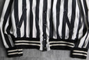 monotone stripe short blouson