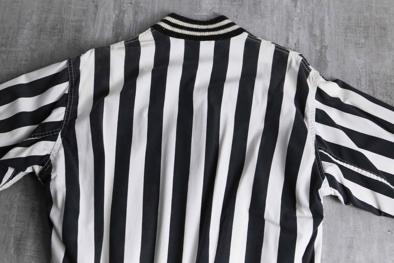 monotone stripe short blouson