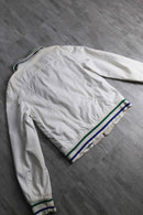 "Dolce & Gabbana" white design trucker jacket