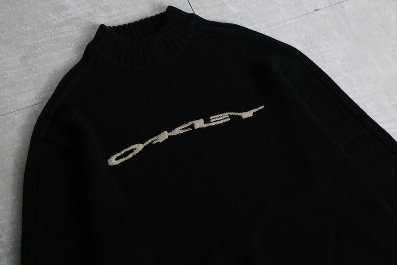 2000s OAKLEY wool acryl mock neck knit