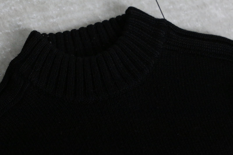 2000s OAKLEY wool acryl mock neck knit