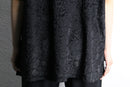 shadow floral pattern velour tee
