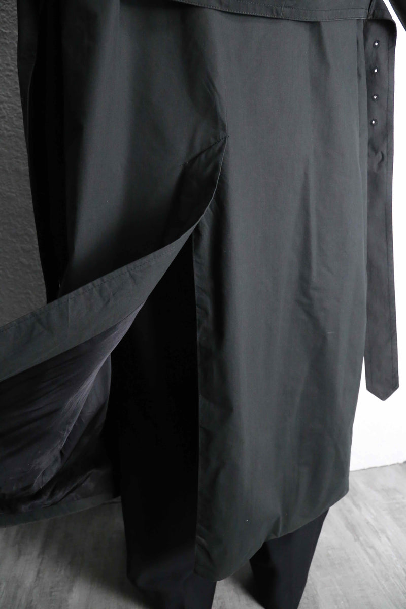 Aquascutum” long length balmacaan coat