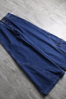 super wide rave indigo denim pants