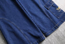 super wide rave indigo denim pants