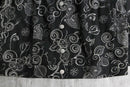monotone botanical embroidery jacket