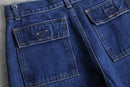 super wide rave indigo denim pants