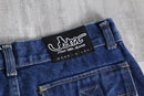super wide rave indigo denim pants
