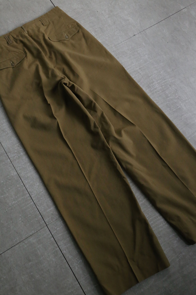 1950-60s vintage army officer's trousers