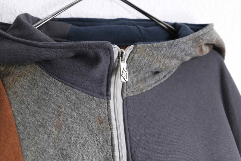 "Re:make" grunge design random sweat jacket