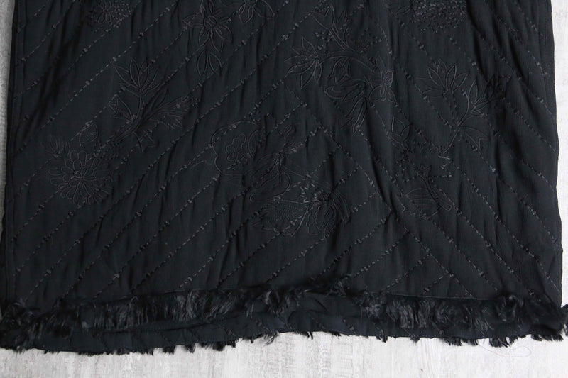 "CHICO'S" rayon botanical quilted vest