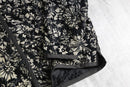 monotone botanical jacquard jacket