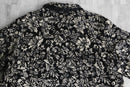 monotone botanical jacquard jacket