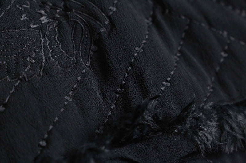 "CHICO'S" rayon botanical quilted vest