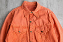 vivid orange tracker shirt jacket