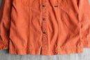 vivid orange tracker shirt jacket