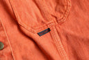 vivid orange tracker shirt jacket