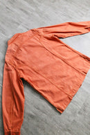 vivid orange tracker shirt jacket