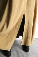 beige suede leather skirt