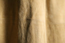 beige suede leather skirt