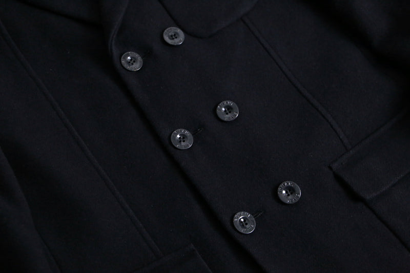 1990s ARMANI JEANS melton wool pea coat