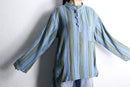 mulch color half button shirt