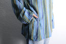mulch color half button shirt