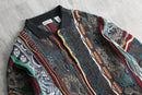 1990-00s ALFANI 3D knit polo