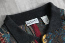 1990-00s ALFANI 3D knit polo