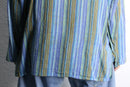 mulch color half button shirt