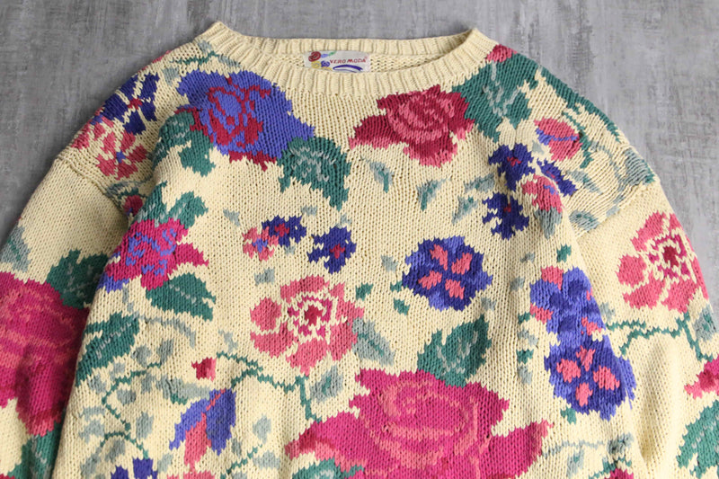 bloom ivory relaxed knit