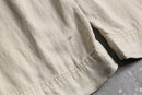 linen rayon ivory wide cargo pants