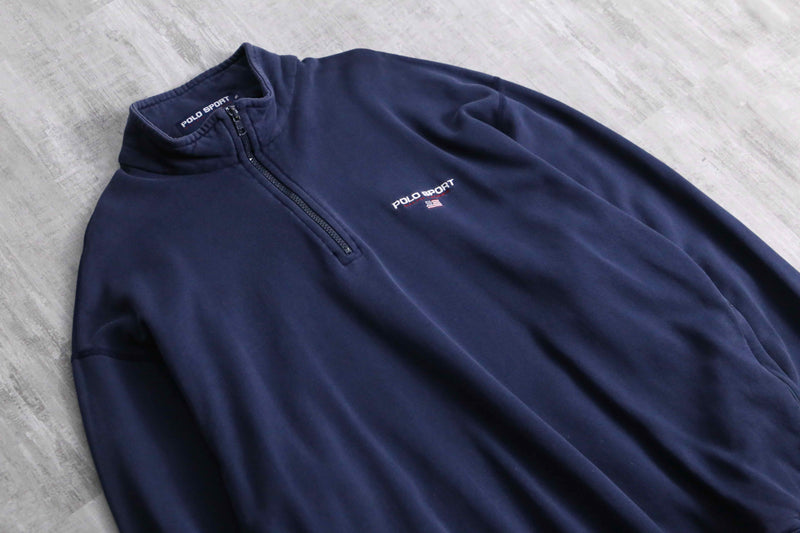 1990-00s Polo Sport half zip sweat pull