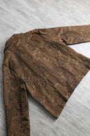 ”CHICO’S” paisley botanical pattern short jacket