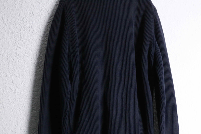 black eyelet gimmick drivers knit