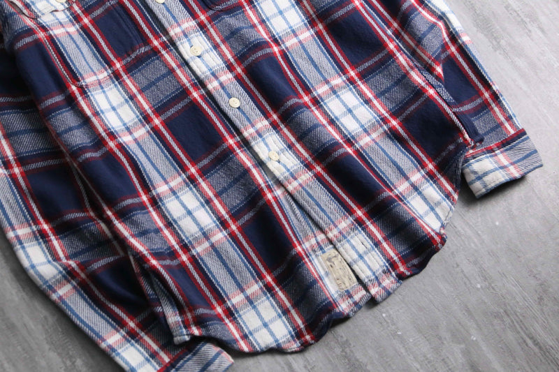 1990s Polo by RL cotton flannel check shirt