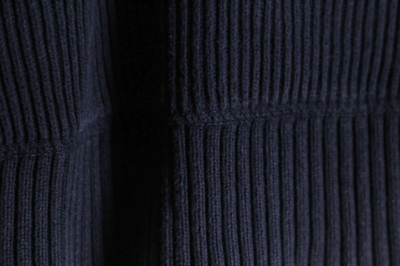 black eyelet gimmick drivers knit