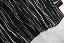 art stripe rayon sheer shirt