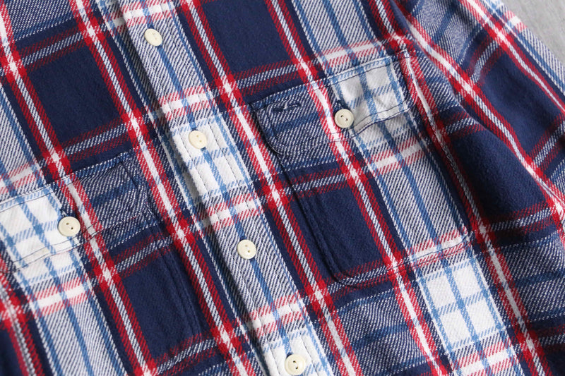 1990s Polo by RL cotton flannel check shirt