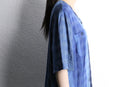 gradation color block design s/s shirts