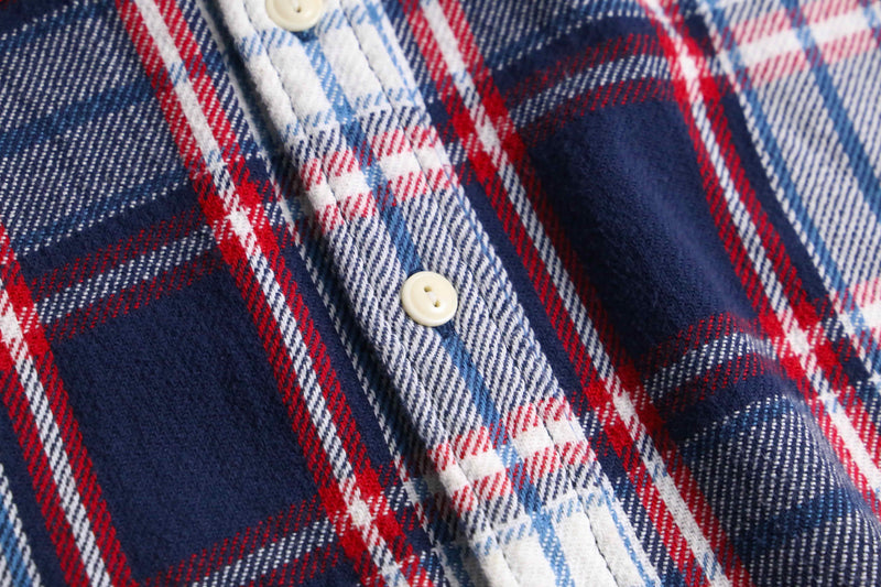 1990s Polo by RL cotton flannel check shirt