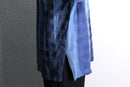 gradation color block design s/s shirts