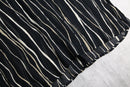 art stripe rayon sheer shirt