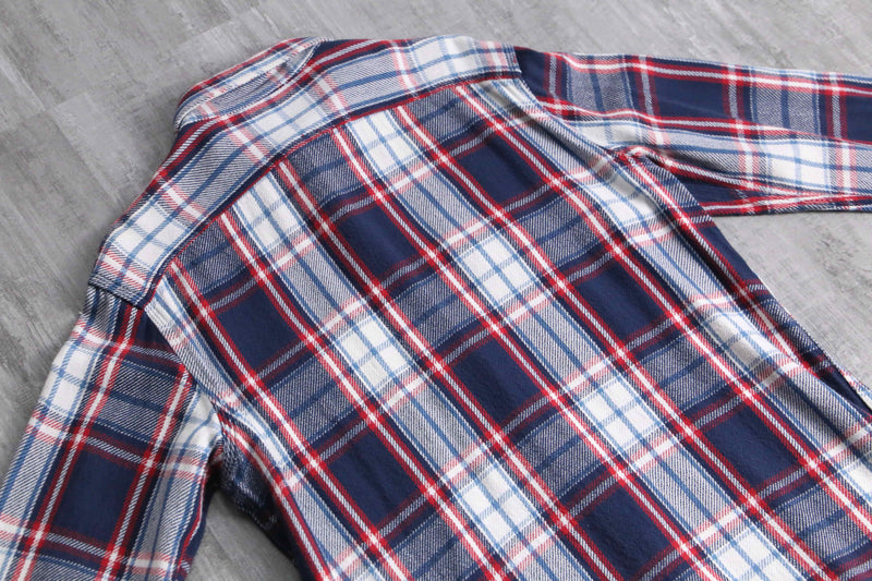 1990s Polo by RL cotton flannel check shirt