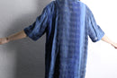 gradation color block design s/s shirts