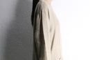 no collar linen long jacket