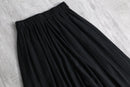 washer pleats easy wide pants