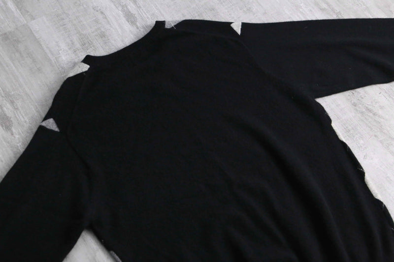 2000s argyle all cashmere knit
