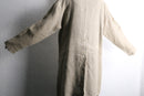 no collar linen long jacket