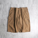"SEAN JOHN"cotton linen wide cargo shorts